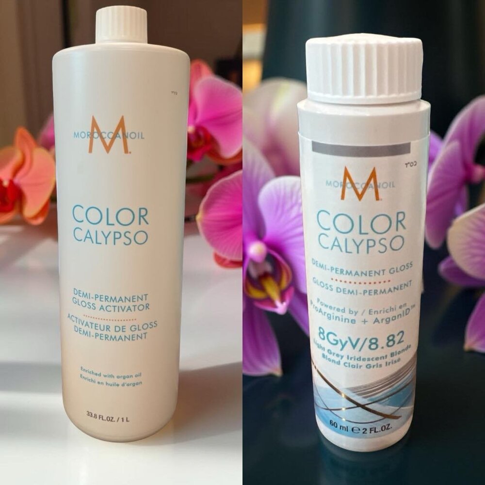 Moroccanoil Color Calypso Demi Permanent Gloss 8GyV/8.82 & Activator